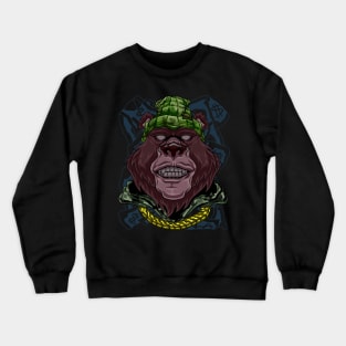 Fashion Bear street art Crewneck Sweatshirt